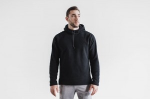 Nobull Arctic Pullover Black | 93418WXOZ