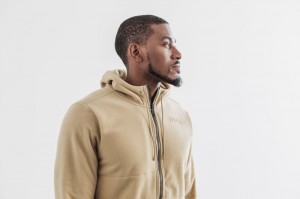 Nobull Arctic Zip-Up Beige | 37951ETIF