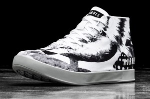 Nobull Artists For Humanity Canvas Mid White Black | 26359OWUB