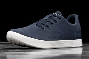 Nobull Canvas Navy White | 21386TPZR