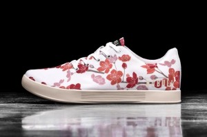 Nobull Cherry Blossom Canvas White Pink | 09124TPYO