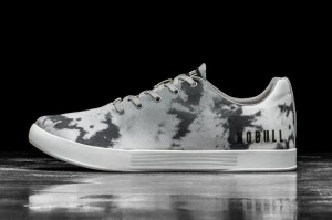 Nobull Cloud Tie-Dye Canvas Grey | 50249VKQD