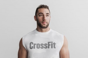 Nobull Crossfit sleeveless Camo White | 05964NRTU