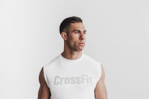 Nobull Crossfit sleeveless White | 29148ENGW