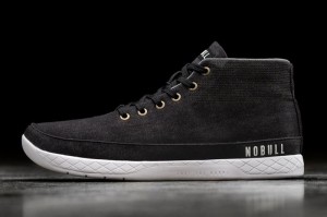 Nobull Denim Canvas Mid Black | 27018WHRX