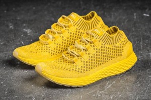 Nobull Drop Knit Lemon | 35769ZMIT