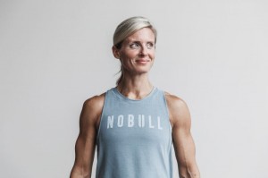 Nobull High-Neck Seasonal Colors Blue | 62405NQHM