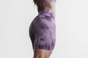 Nobull High-Rise 6 Tie-Dye Purple | 28307NMWV