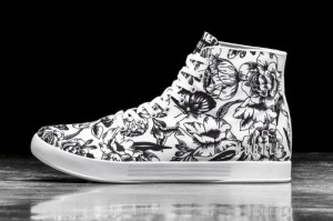 Nobull High-Top Butterfly Canvas White Black | 62478DWJU