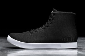 Nobull High-Top Canvas Black White | 93157FAIO