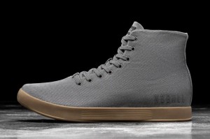 Nobull High-Top Canvas Dark Grey | 20314OTAS