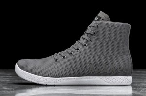 Nobull High-Top Dark Grey White | 83462ZYDU