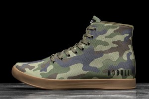 Nobull High-Top Forest Canvas Camouflage | 56182QMGC