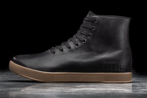 Nobull High-Top Leather Black | 13589LZWA