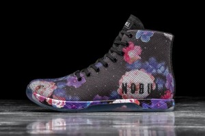 Nobull High-Top Space Floral Black Purple | 89025MYQI