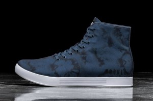 Nobull High-Top Tie-Dye Canvas Navy | 26851IMZJ