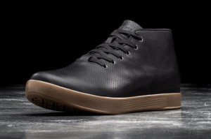 Nobull Leather Mid Black | 02841KBIT