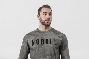 Nobull Long Sleeve Camo Camouflage | 74026IJHU