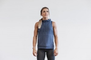 Nobull Microplush Sleeveless Deep Grey | 61957EBLV