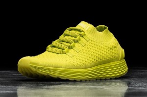 Nobull Neon Knit Yellow | 07493DFZH