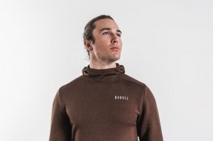 Nobull Performance Pullover Brown | 90867NGZM