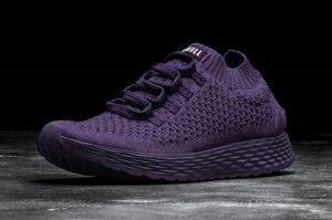 Nobull Plum Reflective Knit Purple | 35916MWJF