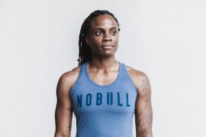 Nobull Racerback Bright Colors Blue | 52978ULKB