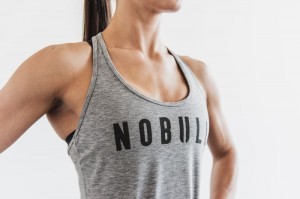 Nobull Racerback Classic Colors Grey | 06134CXNJ