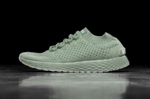 Nobull Seafoam Reflective Knit Green | 74352UGQE