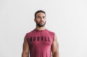 Nobull Sleeveless Red | 16827QEJO