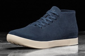 Nobull Suede Mid Navy White | 21546UBRX