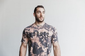 Nobull Tie-Dye Brown Black | 49271ICSF