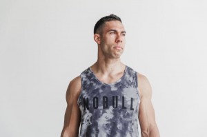 Nobull Tie-Dye White Black | 70825ODWP