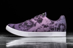 Nobull Wisteria Tie-Dye Canvas Purple | 12406HUXY