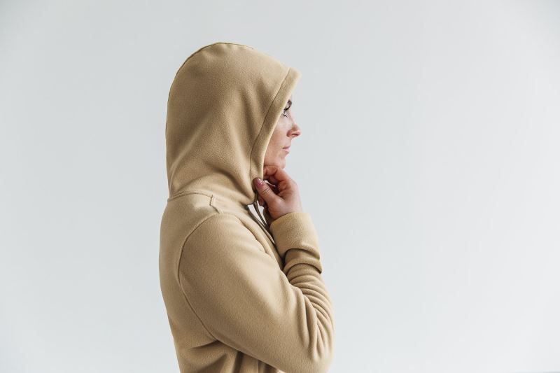 Nobull Arctic Pullover Beige | 09861QTOE