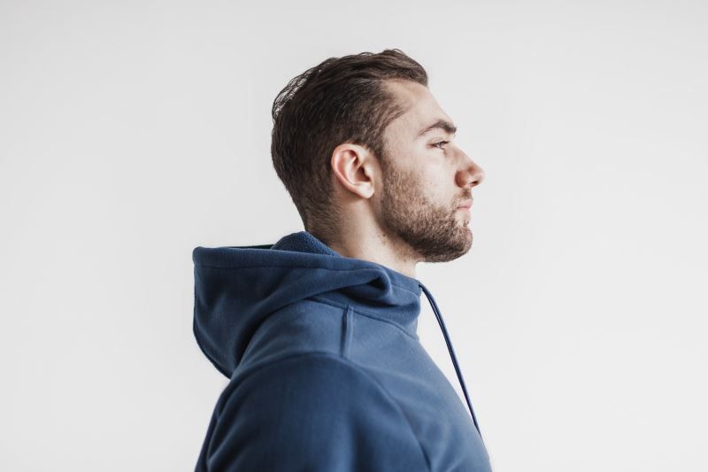 Nobull Arctic Pullover Blue | 12389JGBR