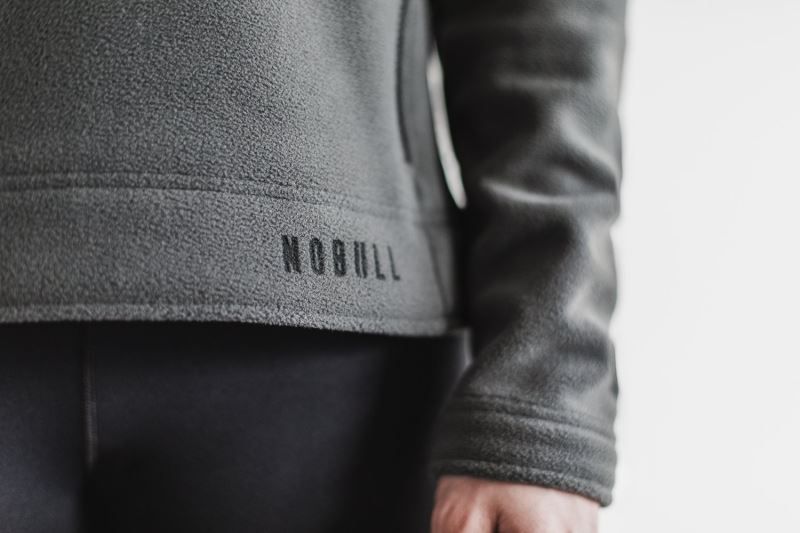 Nobull Arctic Pullover Dark Grey | 40689WHXA