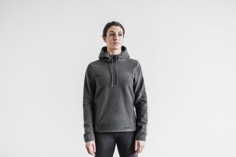 Nobull Arctic Pullover Dark Grey | 40689WHXA