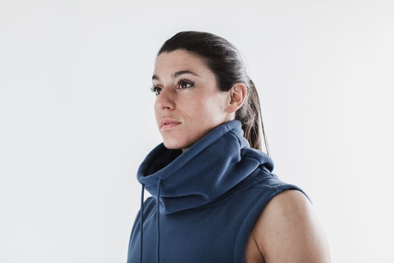 Nobull Arctic Sleeveless Cowl Blue | 34067UJGP