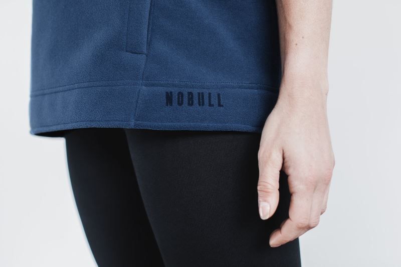 Nobull Arctic Sleeveless Cowl Blue | 34067UJGP