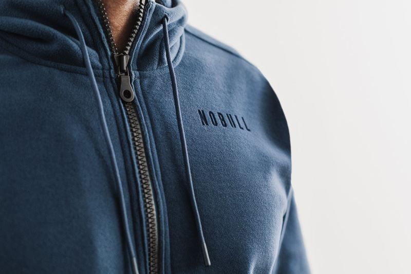 Nobull Arctic Zip-Up Blue | 62143SLAX