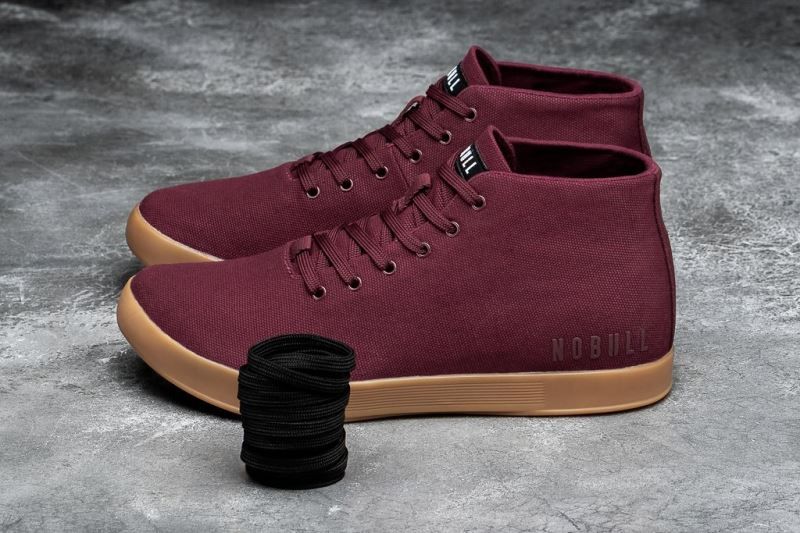 Nobull Cabernet Canvas Mid Dark Red | 41590LTZW