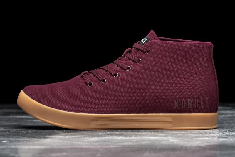 Nobull Cabernet Canvas Mid Dark Red | 41590LTZW