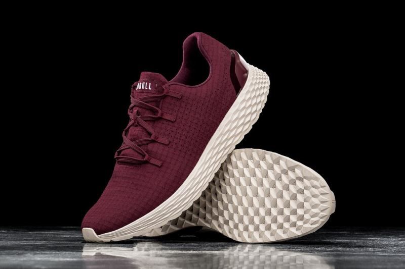 Nobull Cabernet Ripstop Dark Red White | 09865WYKP