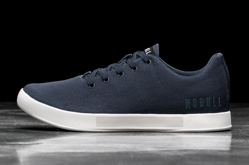 Nobull Canvas Navy White | 21386TPZR