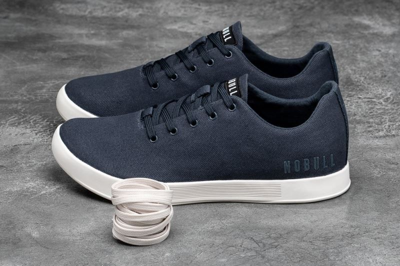 Nobull Canvas Navy White | 21386TPZR