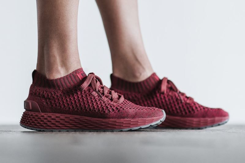 Nobull Crimson Knit Red | 86543UXAG