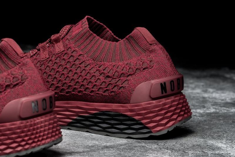 Nobull Crimson Knit Red | 86543UXAG