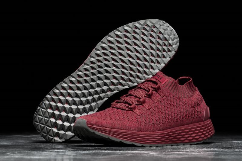 Nobull Crimson Knit Red | 86543UXAG