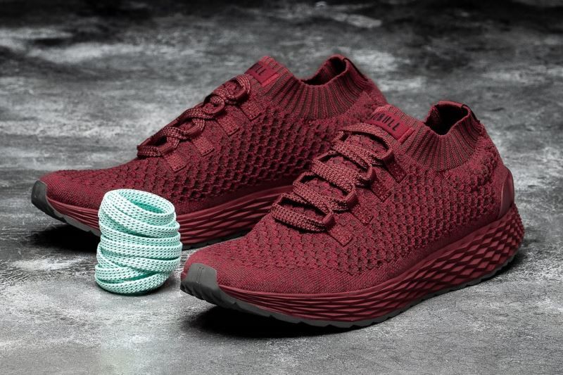 Nobull Crimson Knit Red | 86543UXAG